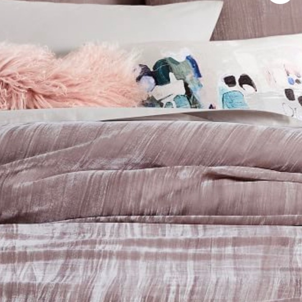 West Elm Crushed Velvet Duvet - Queen/full